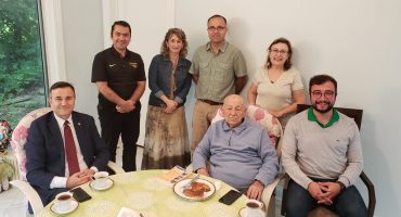 Historian Professor Dr. Kemal Karpat Hosts Consulate General Of Turkey In Chicago, President Of MTAS And Board Members